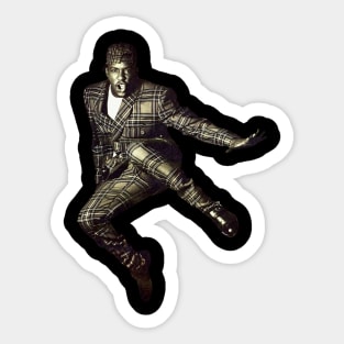 Retro bobby - brown Sticker